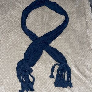 Blue scarf